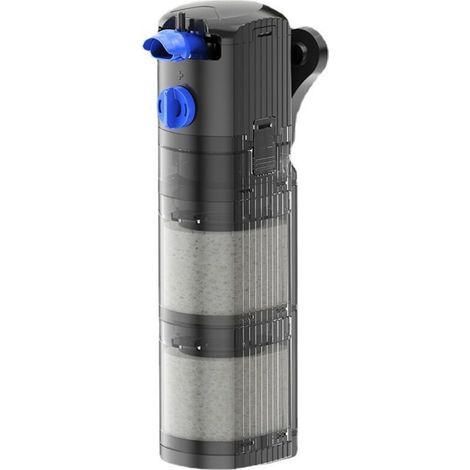 Lntyq Filtre intérieur d'aquarium 3 en 1 débit réglable 500L/h pour aquarium 40-120l 8W (1/5)