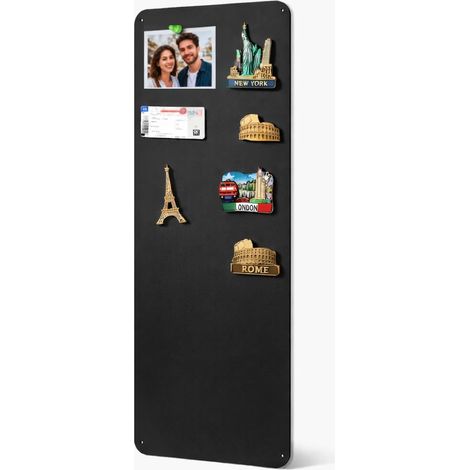 Tableau Magnetique Mural Noir: Vos souvenirs de voyage s’affichent (1/5)