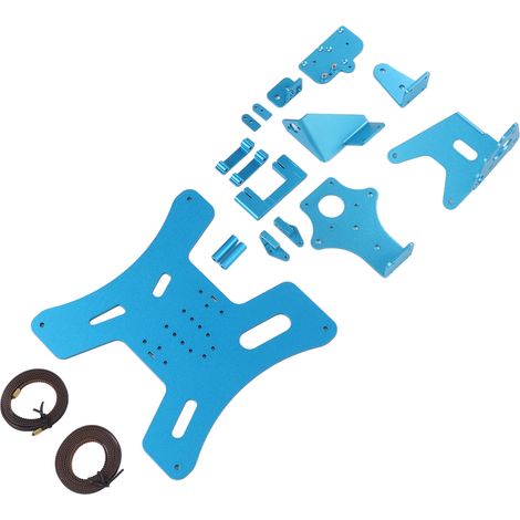 Kit de 36 pièces pour imprimante 3D Ender 3 Pro : plaque en aluminium, plaque en alliage d'aluminium, vis, axes et courroie. (1/5)