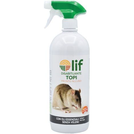 DISABITUANTE SPRAY PER TOPI REPELLENTE ALLONTATA SCACCIA RATTI RODITORI (35992)