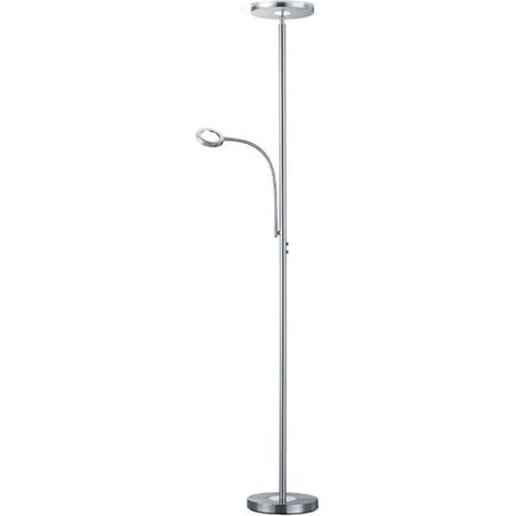 Lámpara de pie LED DUOLEC Twin 18W/4W 3000K luz cálida -