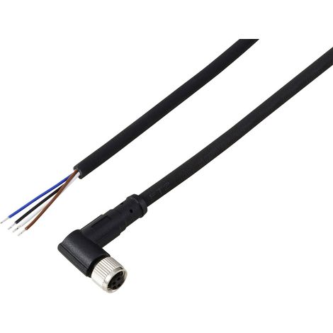 TRU COMPONENTS TC-13751832 Anschlussleitung M8 x 1 Buchse, gewinkelt 10 m Polzahl Sensoren: 4 1 St. (1/4)