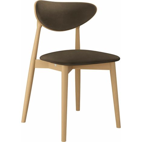 Silla Dearborn 103, Haya, 80x48x49cm, Tapiz, De madera, Madera