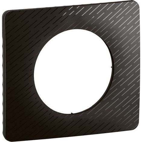 LEGRAND Support pour interrupteur et prise simple Céliane, LEGRAND, noir météore (1/2)