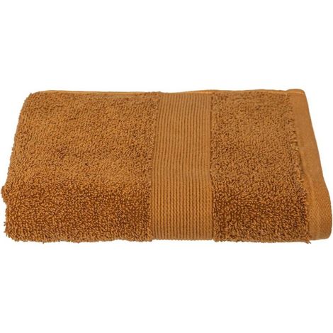Serviette de Toilette "Confort" 50x90cm Cannelle (1/2)