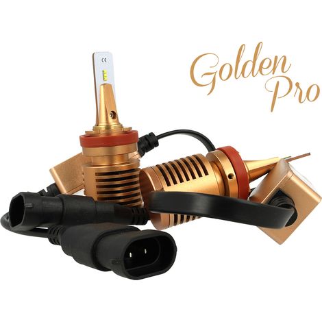 Kit Full Led Canbus Golden Pro H8 H11 H9 25W 12V 4000 lm Super Slim Facile Da Installare Raffredamento Ventola (1/3)