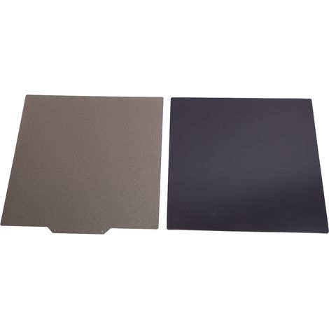 Plateau d'impression 3D texturé en PEI lisse et fibre de carbone PET flexible 250 x 250 mm avec base magnétique pour QIDI Q1 Pro 2.4 (1/5)