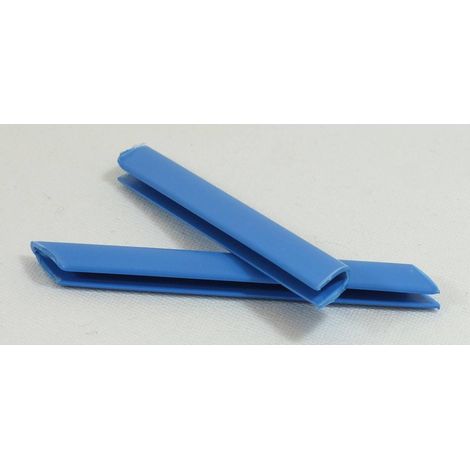 Profilverbinder für Handlauf / Bodenschiene Q4, Q2, Q5 (Beutel 12 Stück) blau (1/5)