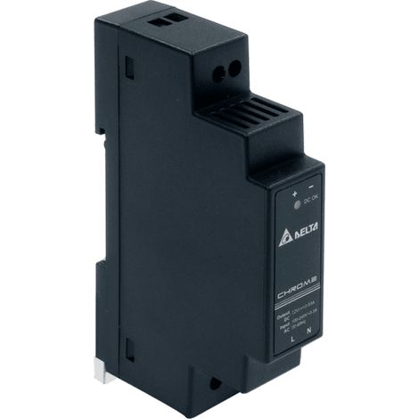 DRC-12V10W1AZ: Delta per guida DIN 12V/0.83A, CROMATO, Classe di protezione II