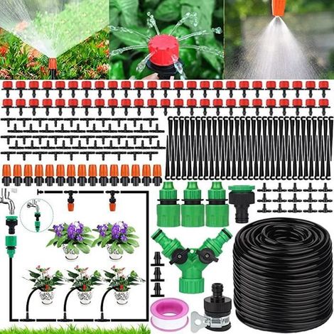 Kit d'arrosage automatique - ZGEER - 200 pcs - 50M - Installation facile - Jardinage (1/4)