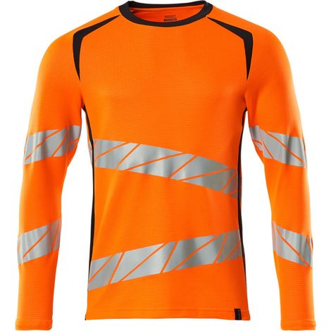Mascot T-Shirt, langarm 19081-771-14010 Gr. 3XL hi-vis orange/schwarzblau
