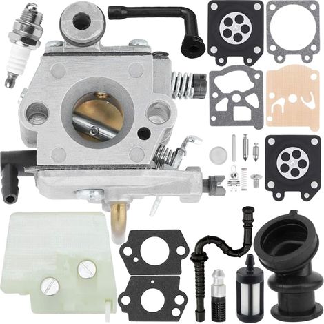 Carburetor for Stihl 024 026 Pro MS260 MS240 MS260 Pro Chainsaw Replaces 1121 120 0610 WT-403B WT-403A with Air Filter Spark Plug Fuel Line Kit