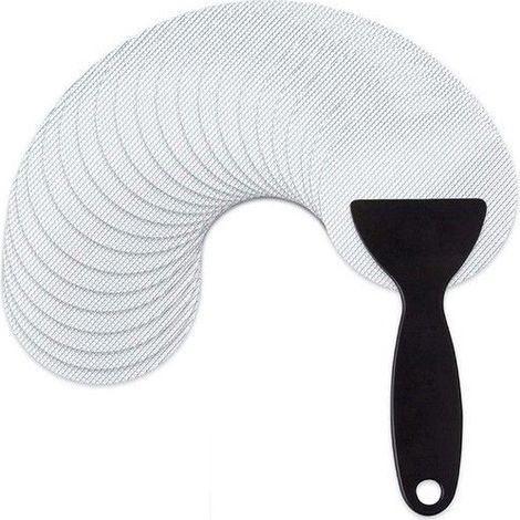 Stickers de baignoire antidérapants pour salle de bain, douche, tapis de bain,20 pièces, blanc,Fonepro (1/5)