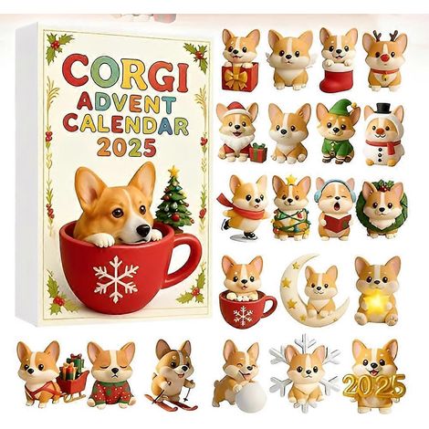 Calendrier de l'Avent New Coigi Independent Station, boîte surprise, décoration de sapin de Noël, pendentif en acrylique (1/5)