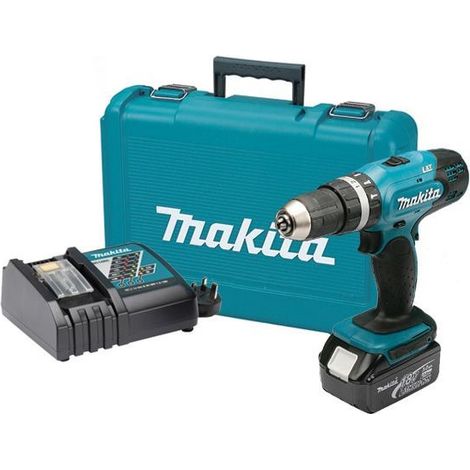 Makita DHP453RF 18v Combi Hammer Drill Includes 1 x 3.0AH Battery DHP453 (1/4)