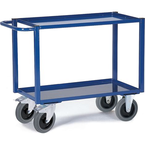 Rollcart Tischwagen mit 2 Blechwannen 1200x700mm