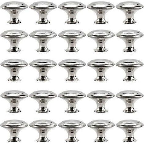 1 bouton de porte de meuble de cuisine, finition nickel brossé, pour tiroir