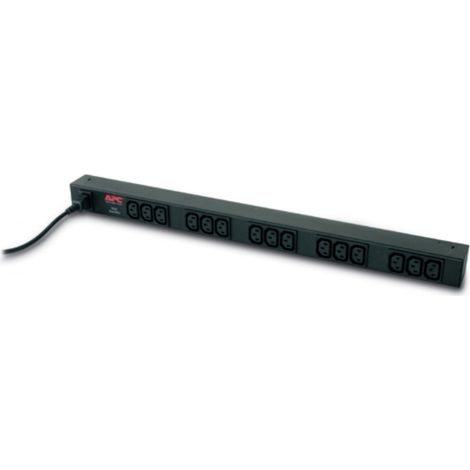 APC RACK PDU BASIC ZERO U 10A 230V unité de distribution d'énergie 15 sortie(s) CA 0U Noir (1/2)