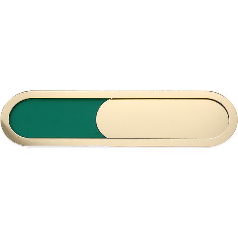 Panneau de porte en acrylique « Confidentialité du bureau », indicateur de porte coulissante, salle de conférence (1/5)
