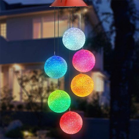 Lampes solaires de jardin etanches motif fleurs de lys - Lot de 4 (1/5)