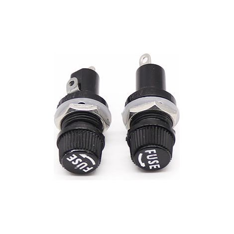 Fuse holder BLX-1, diameter Φ5×20, with Luo Haiqi black fuse tube. (1/4)