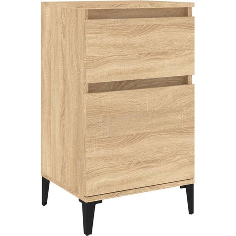 Maison Exclusive - Mesita de noche color roble sonoma 40x35x70 cm