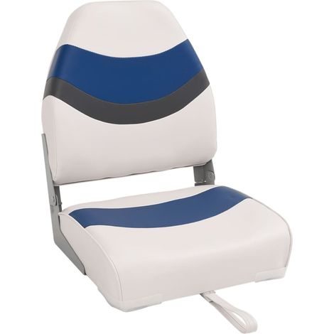 vidaXL Silla de barco con respaldo alto plegable 44x38x55 cm (1/2)