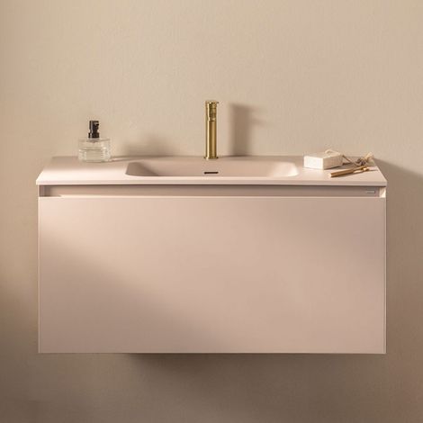 SKLUM Badezimmermöbelset aus Macrae-Holz mit integriertem Waschbecken (1/5)