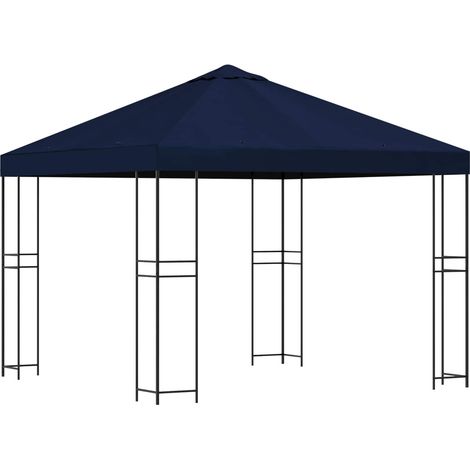 Cenador 3 x 3 m Azul Poliéster y Acero 190 gsm vidaXL (1/5)