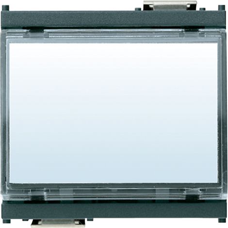 VIMAR - 16190 1P NO 10A 12-24V botón de placa, gris
