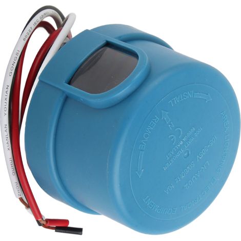 Automatischer fotoelektrischer Lichtschalter mit Fotozellensensor, wasserdicht, 105–305 V, 10 A (1/5)