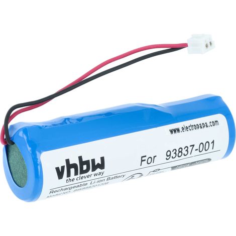 vhbw Akku Ersatz für Wahl 93837-001, 93837-200 für Rasierer Haarschneider (2600mAh, 3,7V, Li-Ion)