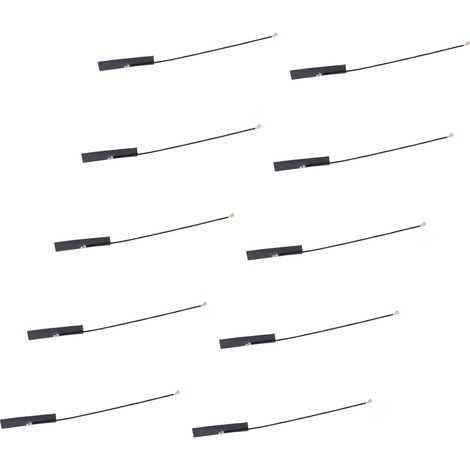 10 Stück interne 2,4-GHz-Rundstrahlantenne mit 5 dBi hoher Verstärkung, eingebaute flexible FPC-Antenne für Bluetooth-WLAN-Module (1/5)