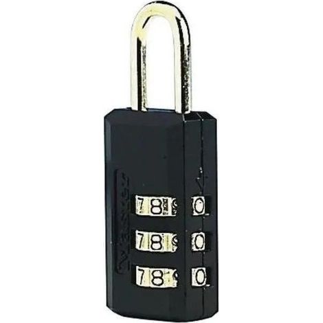 Master-lock Modelo Programable Candado Negro 3 Cifras