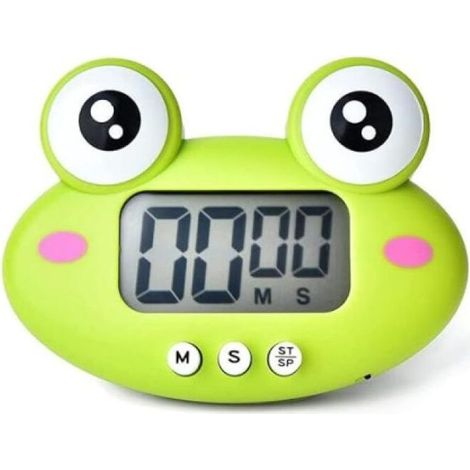 Minuterie de Cuisine, Minuteur avec Affichage LCD, Minuteur de Cuisine Magnétique, Réveil de Cuisine Idéal pour Cuisiner, Faire du Sport (1/5)
