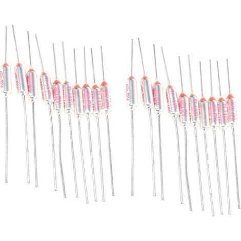 20 unidades de fusibles térmicos Ry Tf 133 C, CA 250V 10A