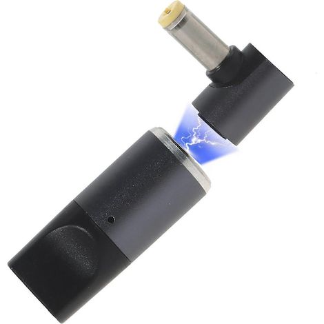 Câble de charge pour ordinateur portable 100 W, convertisseur magnétique Type-C vers 2,5/3,5/4,0/5,5 mm pour DC-5,5 x 1,7 mm (1/5)
