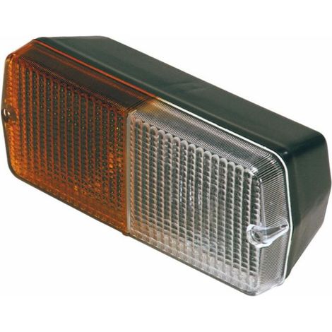 Lem Select – Feu avant droite-gauche 2 fonctions – Dimensions 182x75x66 mm – Lentilles en PC – Adaptable modèles Zetor Antar