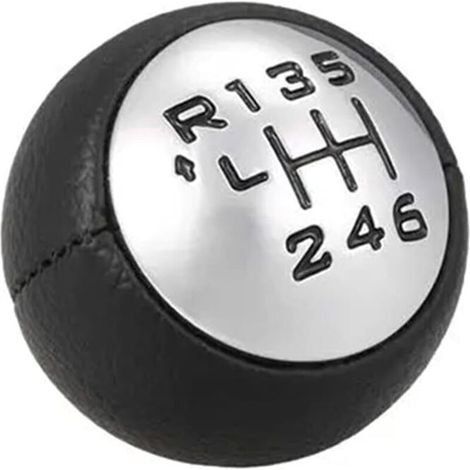 Pomello del cambio a 6 marce per Peugeot 307, 308, 3008, 407, 5008, 807, Partner Tepee, Citroën C3 (A51), C4 Picasso, C8 (1/4)