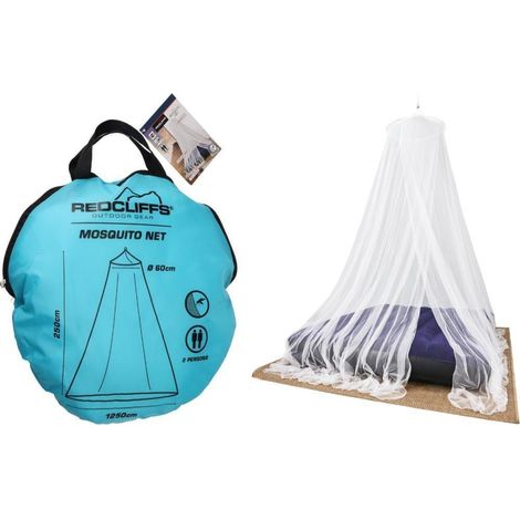 REDCLIFFS mosquitera cama 125x250x60 cm blanca , Mosquitera cama 125x250x60 cm blancaMarca RedcliffsCon la mosquitera doble Redcliffs podrá disfrutar de una noche de sueño