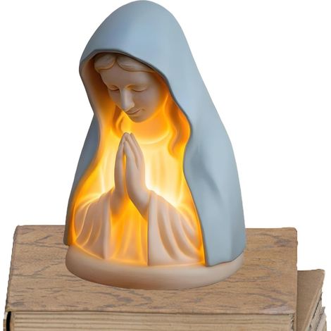 Vierge Marie Lampe de Table Dvotionnelle LED Sainte Vierge