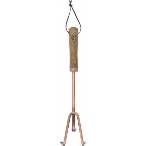 Râteau - L 6 x l 11,3 x H 37,2 cm - Plaqué cuivre - Livraison gratuite (1/5)
