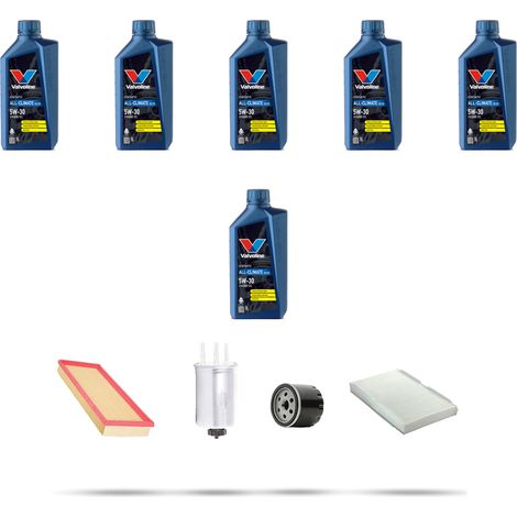 Kit tagliando 4 FILTRI e 6L OLIO compatibile con Ford Tourneo Connect 1.8 TDCi 81kw 2006 (1/5)
