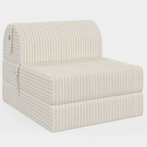 Sedia PALOMA in velluto a coste beige