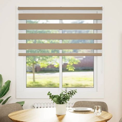 Maison Exclusive - Tenda a Rullo Zebra Larghezza Tessuto 125,9 cm Poliestere
