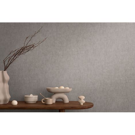Papier peint Uni Gris Cosmoliving A.S. Création (1/5)