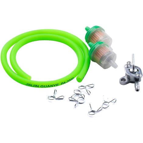 Tuyau d'essence, filtre à huile, interrupteur à essence, tuyau d'essence robuste pour moteurs 50cc-150cc (1/5)