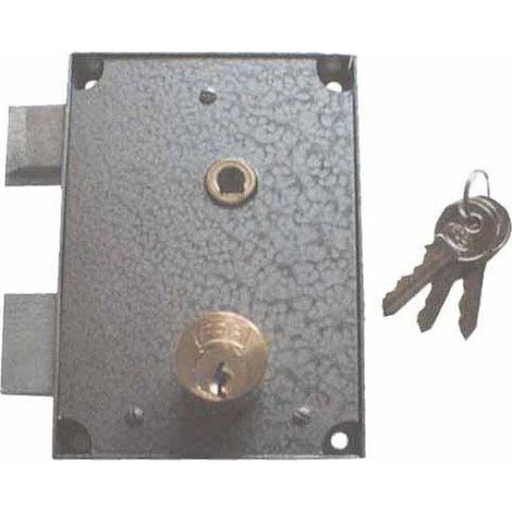 Serratura per Porte in Ferro con Cilindro Lungo a Sinistra � Modello 48 FPB