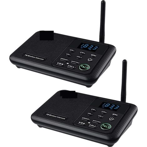 Système d'interphone sans Fil FM Monobloc 22 canaux for Les Bureaux d'affaires de la Maison (1/5)