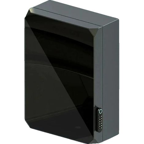 EV-Ladegerät Schutzbox, wasserdichtes Design, mehrere Verriegelungsoptionen, Fingerabdruckschloss (1/2)
